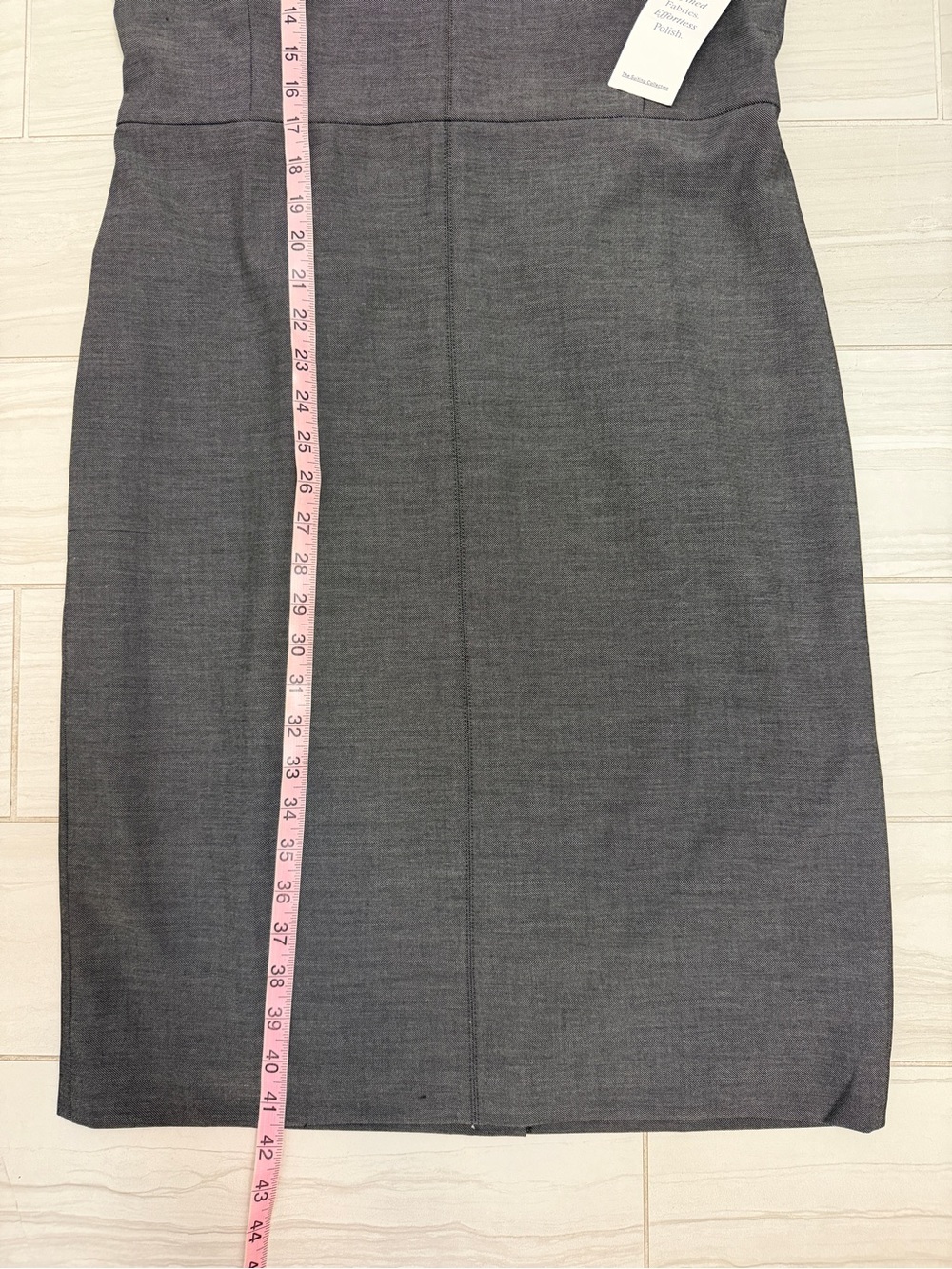 Ann Taylor Dark Charcoal V-Neck Sheath Dress - Picture 9 of 9